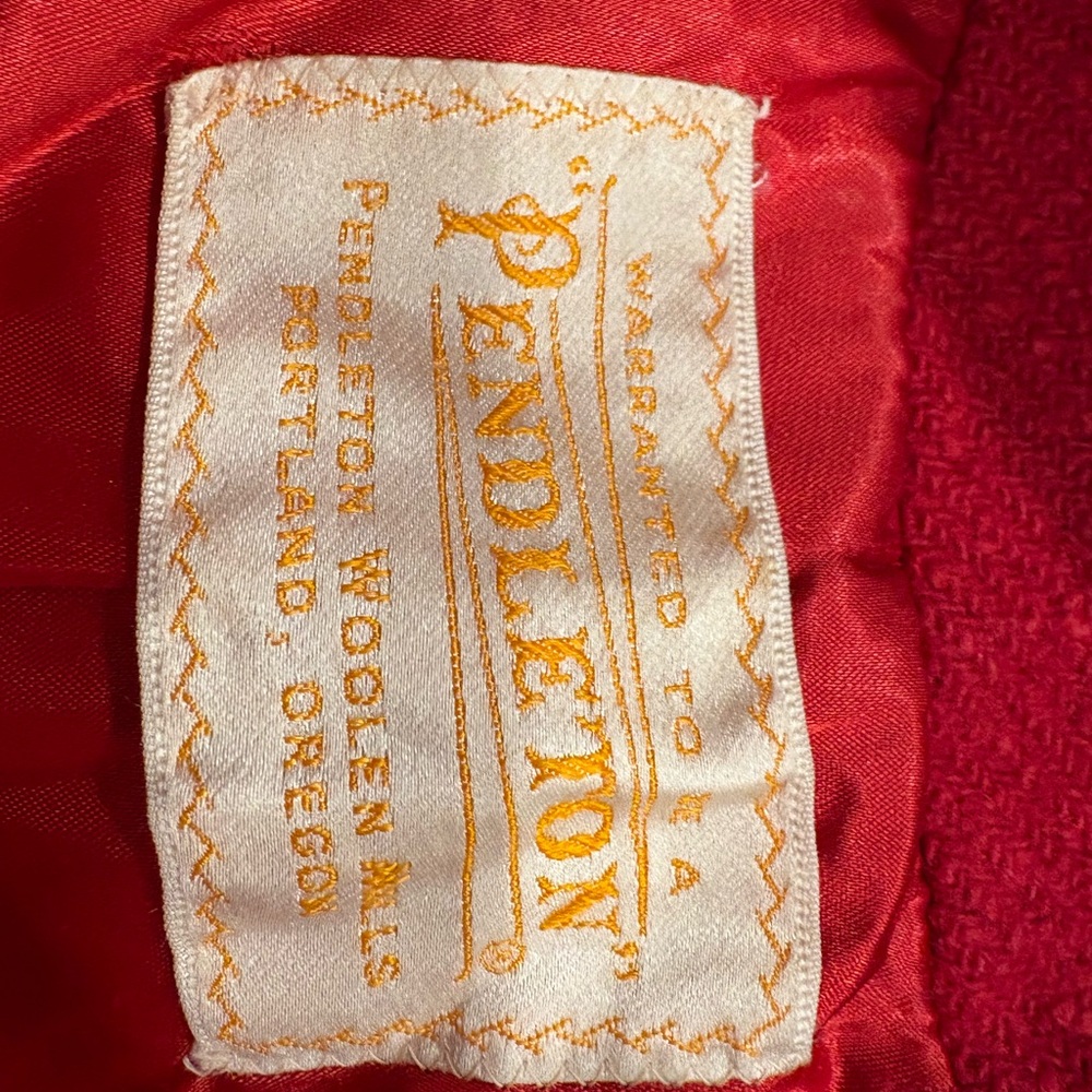 Pendleton Red Pea Coat - image 4